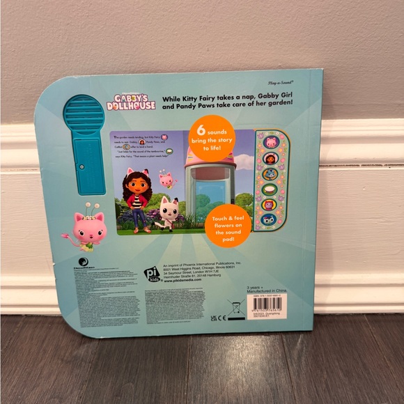 Gabby's Dollhouse Flower Friends Hardcover Board Sound Book Girls Kids Toddler - Picture 4 of 5